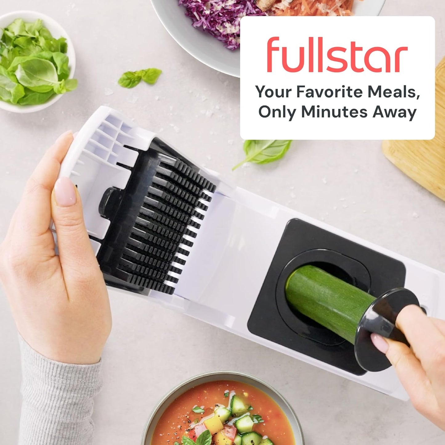 Fullstar Vegetable Chopper & Dicer – No Tears, No Mess, 5‑Cup Tray