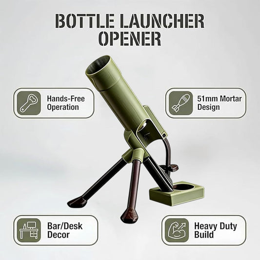 MortarCap Launcher – Tactical Beer Bottle Opener That Shoots Caps