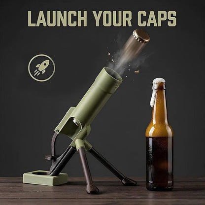 MortarCap Launcher – Tactical Beer Bottle Opener That Shoots Caps