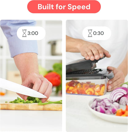 Fullstar Vegetable Chopper & Dicer – No Tears, No Mess, 5‑Cup Tray