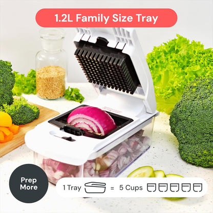 Fullstar Vegetable Chopper & Dicer – No Tears, No Mess, 5‑Cup Tray